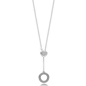 Pandora Silver Charm Adjustable Necklace